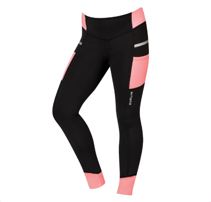 Picture of DUBLIN POWER PERFORMANCE MID RISE COLOUR BLOCK TIGHTS