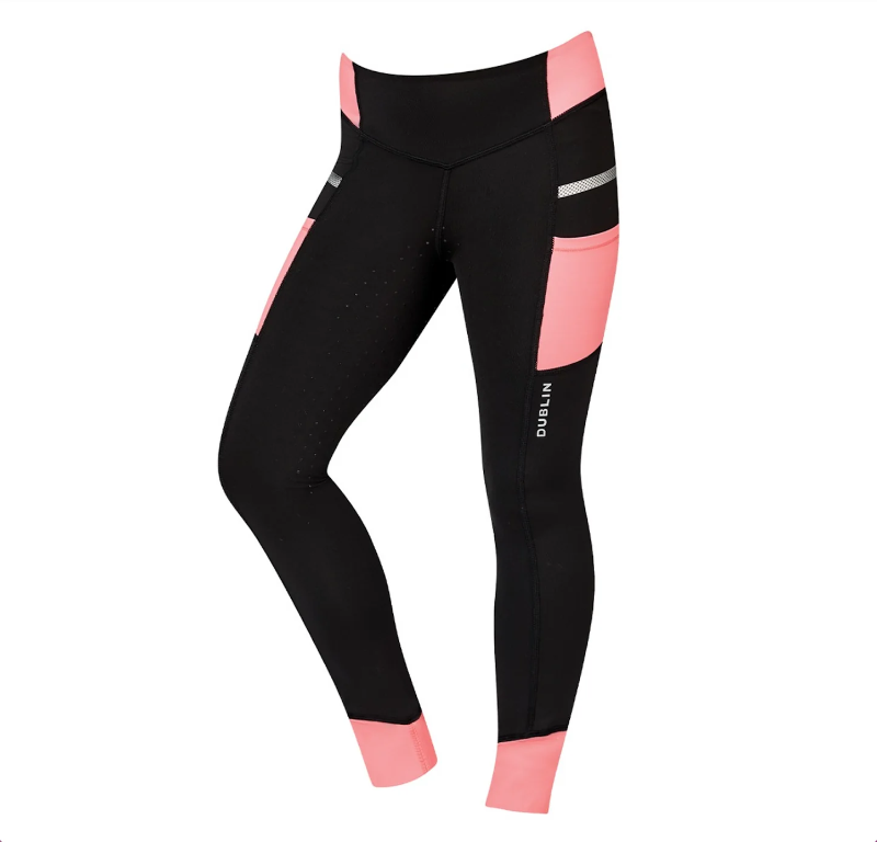 Picture of DUBLIN POWER PERFORMANCE MID RISE COLOUR BLOCK TIGHTS